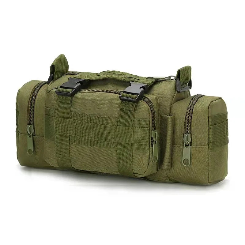 Men's Hiking Sports Pocket Backpack, Waterproof 3P Waist Bag
