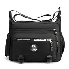 Men's One Shoulder Messenger Bag Work Large Capacity Briefcase