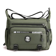 Men's One Shoulder Messenger Bag Work Large Capacity Briefcase