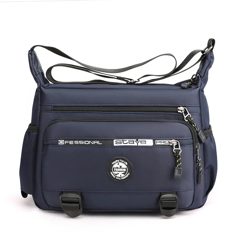 Men's One Shoulder Messenger Bag Work Large Capacity Briefcase
