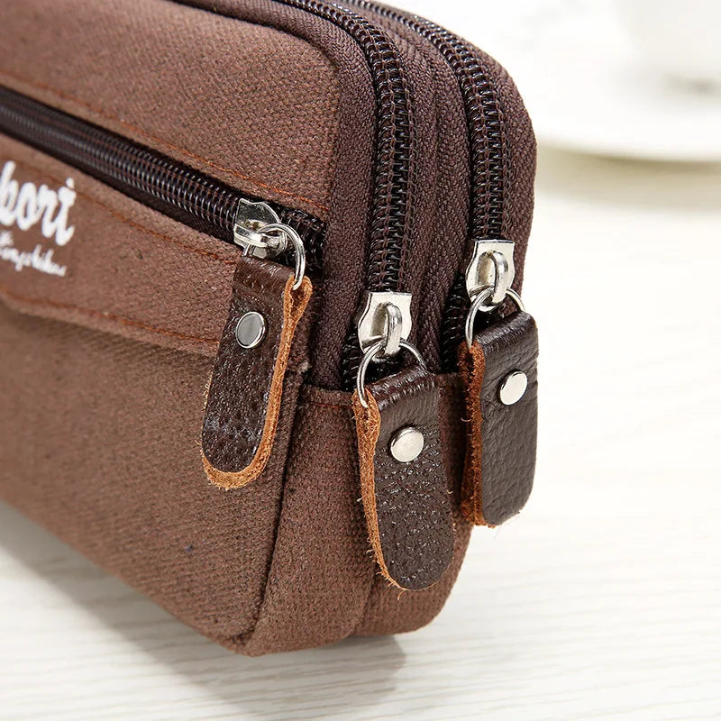 Men's Outdoor Waist Bag Travel Waist Belt Bag Teenage Running Fanny Pack