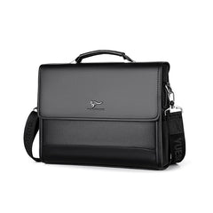 Men's PU Leather Briefcase and Notebook Bag