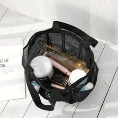 Men's Mesh Shower Caddy Hanging Organizer with 7 Pockets