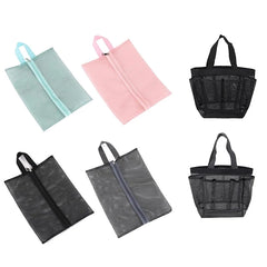 Men's Mesh Shower Caddy Hanging Organizer with 7 Pockets
