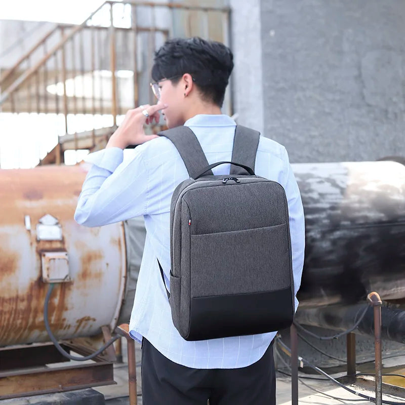 Men's Waterproof Laptop Bag 13 14 15.6" USB Charging