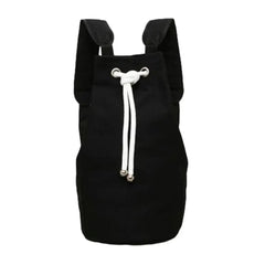 Men's Drawstring Canvas Large Capacity Backpack