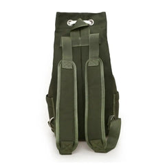 Men's Drawstring Canvas Large Capacity Backpack