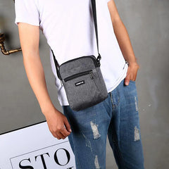 Men's Travel Bag Messenger Crossbody Shoulder Man Purse Small Sling Pack