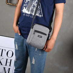 Men's Travel Bag Messenger Crossbody Shoulder Man Purse Small Sling Pack