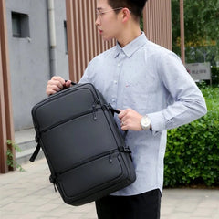 Men's Travel Business Trip Laptop Backpack USB Charging Interface