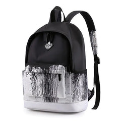 Two Tone Satchel School Backpacks for Girls Boys