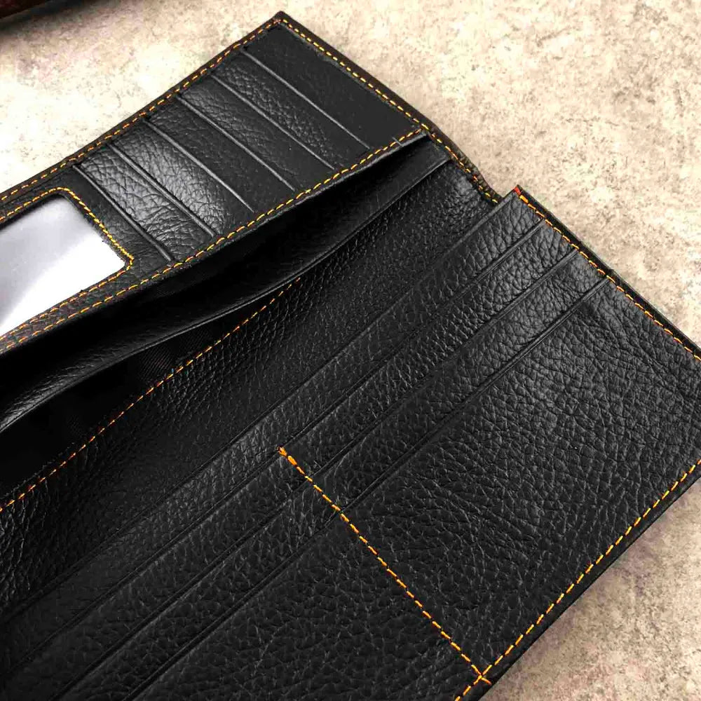 Classic Leather Bifold Wallet for Men