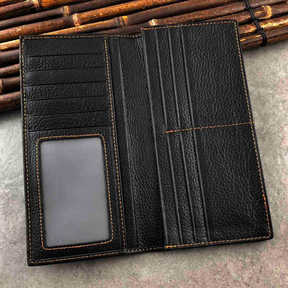 Classic Leather Bifold Wallet for Men