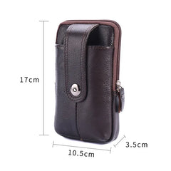 Men's Waist Bag Brown Shoulder Crossbody Multi
