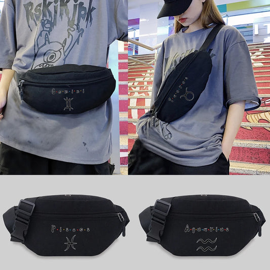Canvas Waist Bag Wallet Sports Running Mobile Phone Bag