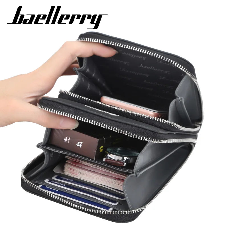 Men's Double Zipper Diagonal Chest Bag