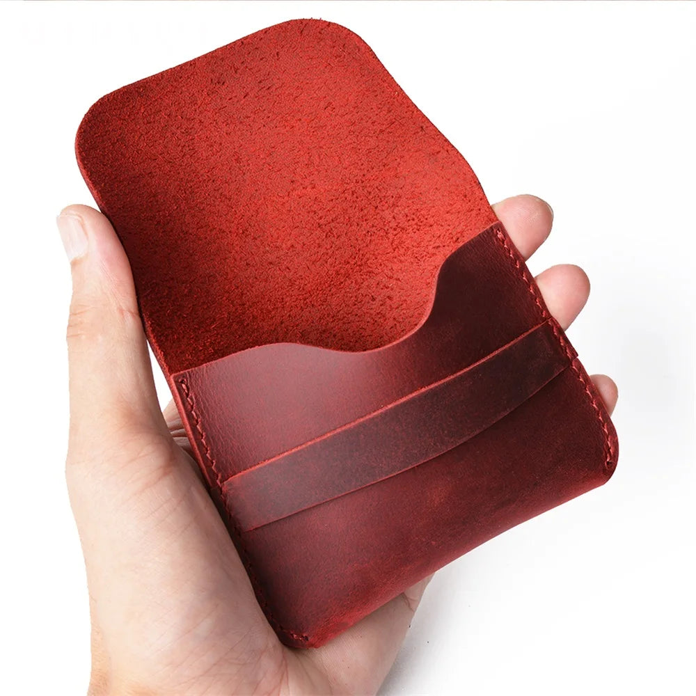 Men's Leather Retro Wallet Short Style