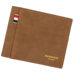 Men's Leather Wallet, Large-capacity Retro Business Wallet