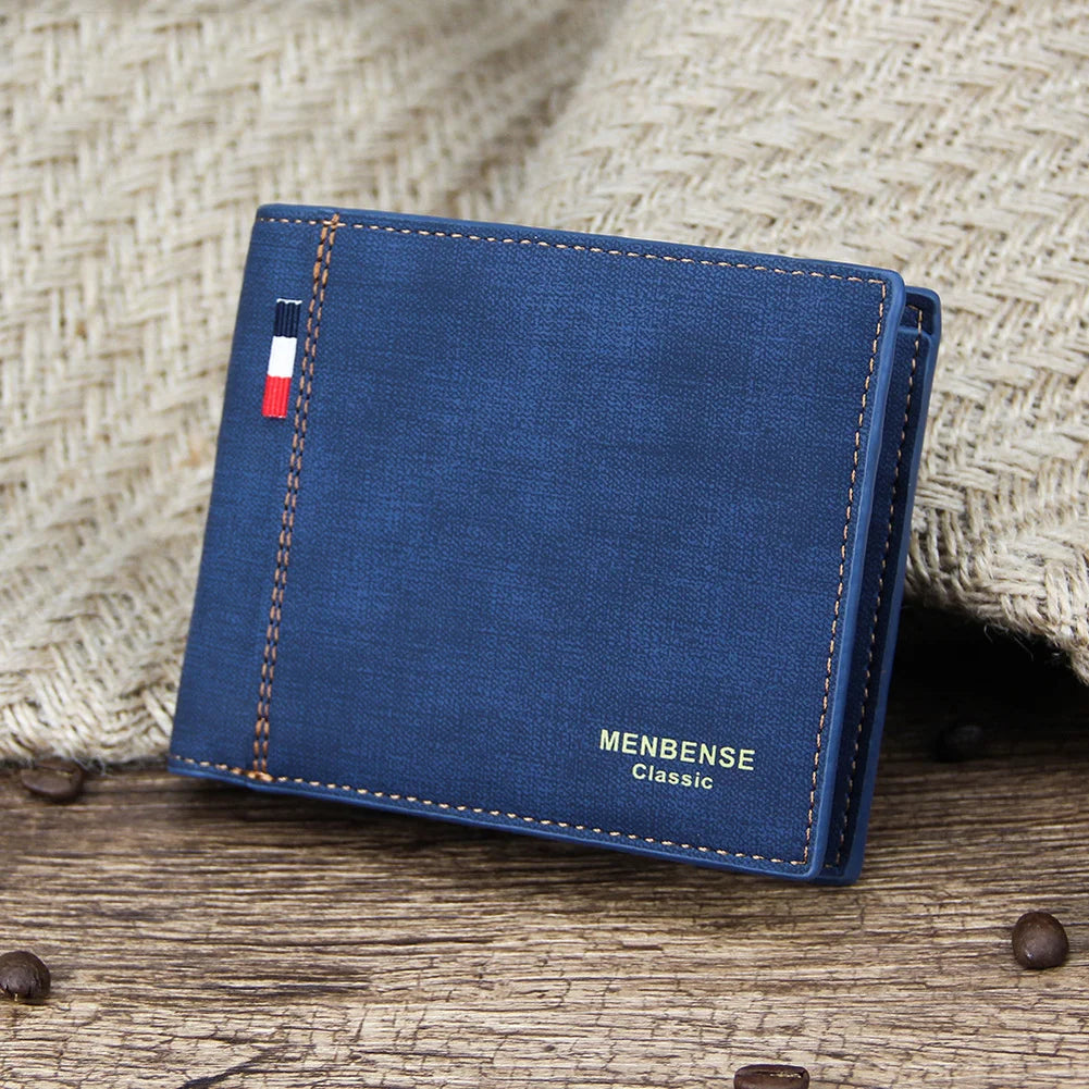 Men's Vintage Leather Short Wallet