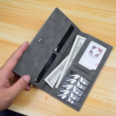 Vintage Leather Slim Men's Wallet