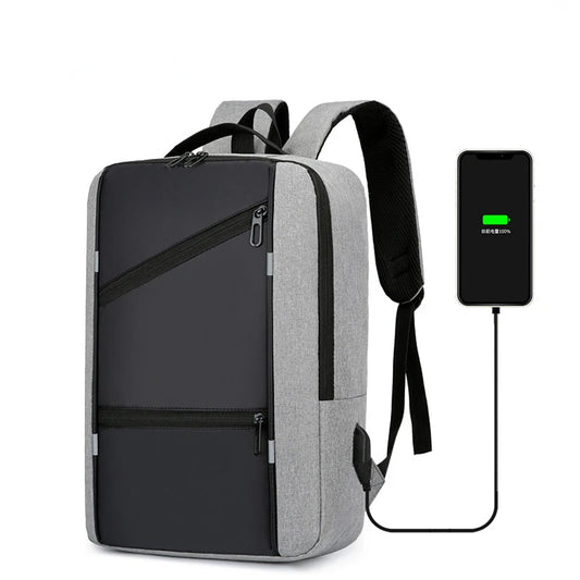 Men's Waterproof Business Laptop Backpack Lightweight Anti-theft Travel Backpack