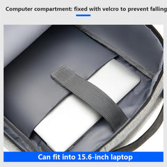 Men's Waterproof Backpack 15.6 Laptop Business Bag with USB Charging