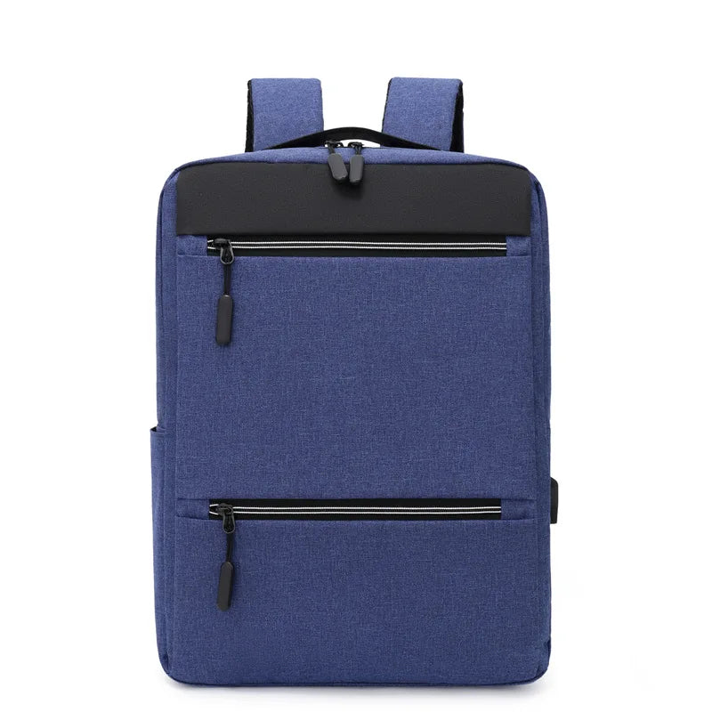 Men's Waterproof USB Backpack Stylish Back Bag 15.6 Laptop Bags