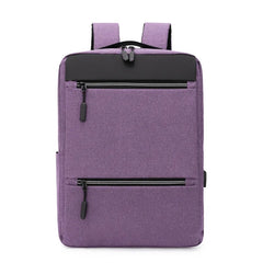 Men's Waterproof USB Backpack Stylish Back Bag 15.6 Laptop Bags
