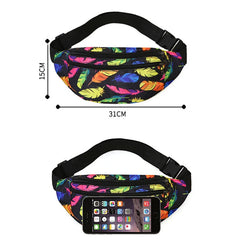 Unisex Waist Bag Fanny Pack Crossbody Travel Wallet Nylon Purse