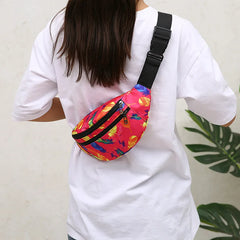 Unisex Waist Bag Fanny Pack Crossbody Travel Wallet Nylon Purse