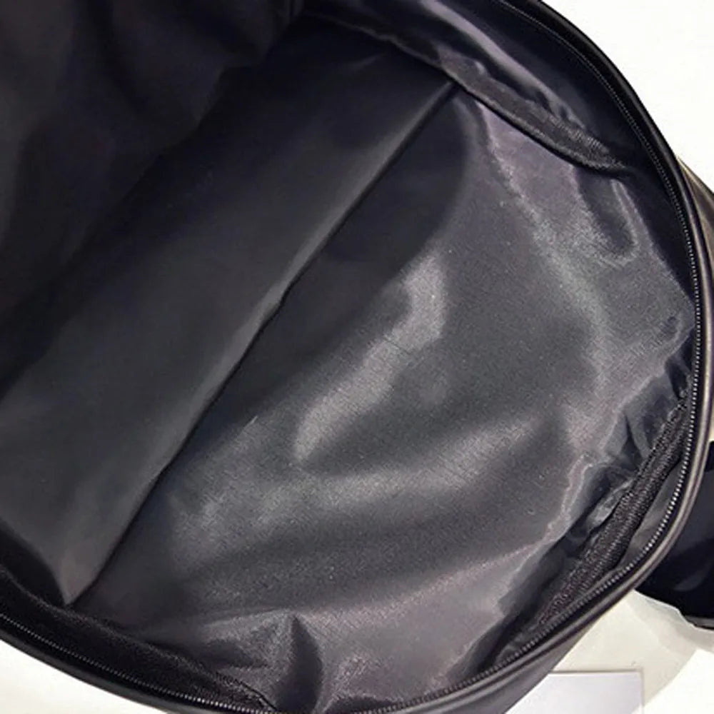 Leather Laptop Backpack Women Men Travel School Rucksack