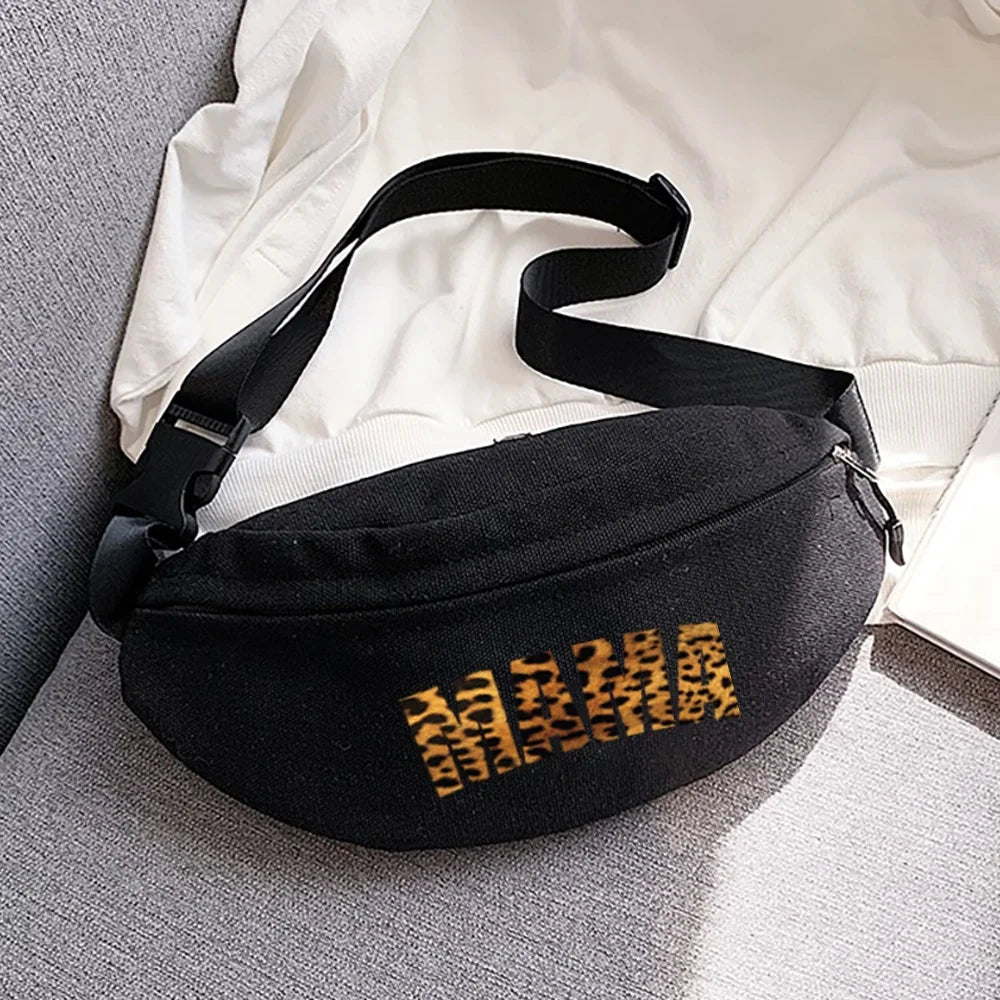 Outdoor Sports Chest Bag Mother Series Printing Waist Bag