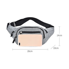 Outdoor Sports Waterproof Waist Bags Men's Women's Canvas Messenger Bags