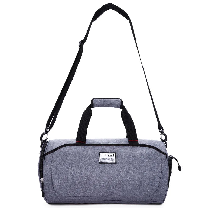 Cylinder Fitness Yoga Bag Shoulder Bag Folding Luggage Portable Travel Bag