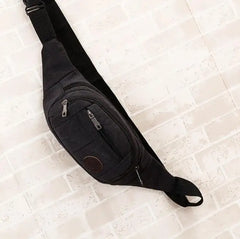 Canvas Belt Bag Outdoor Sports Multifunctional Phone Bag