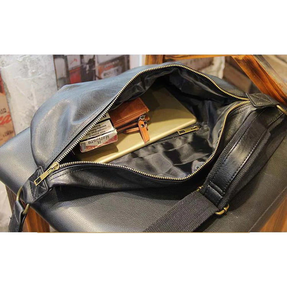 Men's Chest Bag PU Shoulder Bag Sports Diagonal Bag Waist Bag