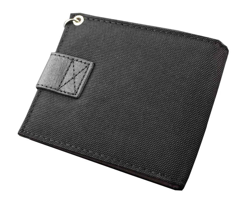 Canvas Leather Biker Wallet Purse Long Chain Gift
