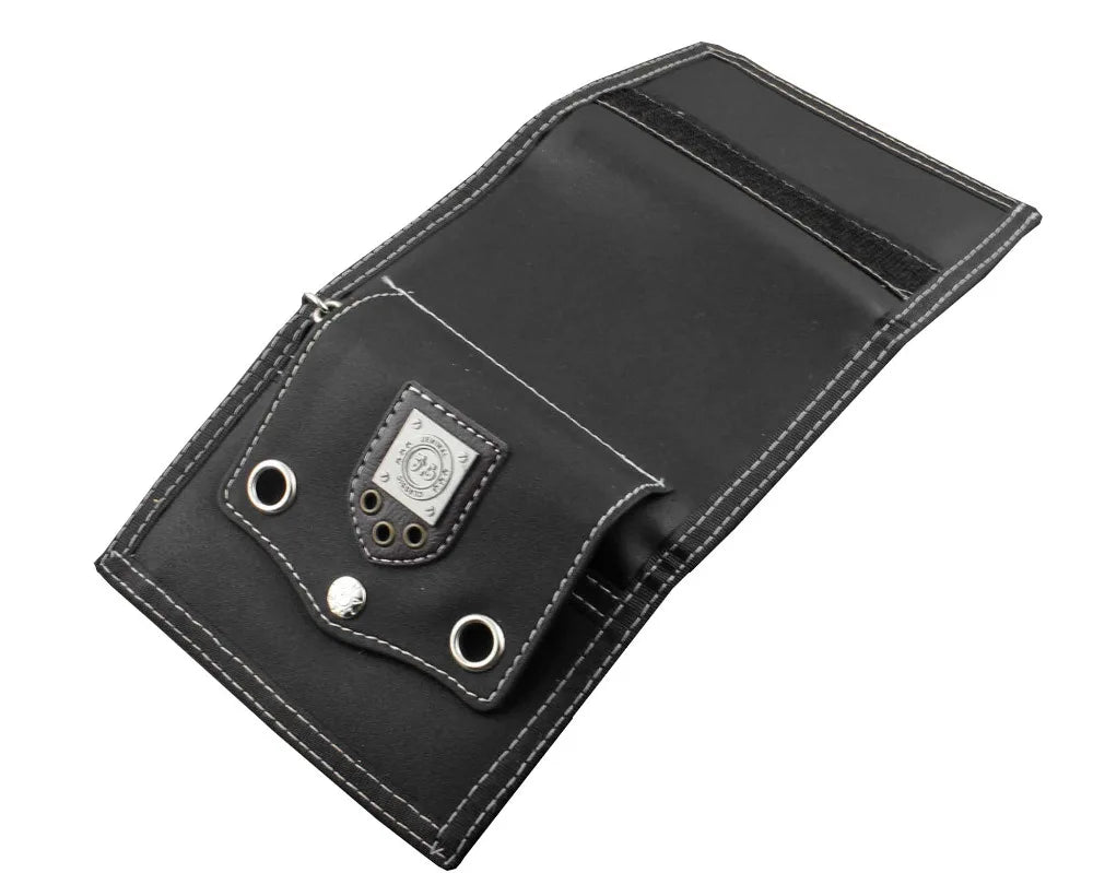 Men Boys Biker Canvas Trifold Wallet Purse with Chain