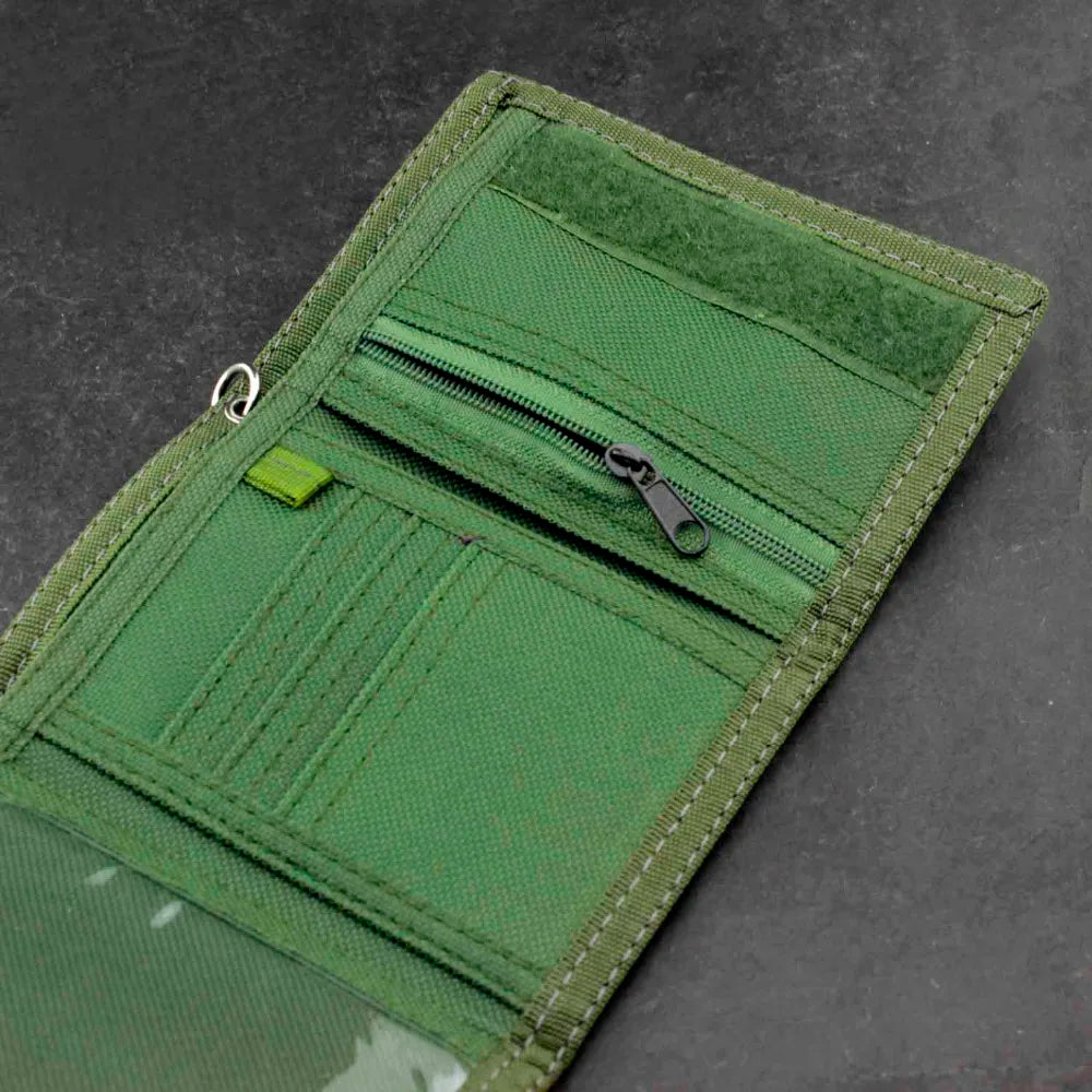 Covans Camouflage Wallet with Anti-Theft Chain