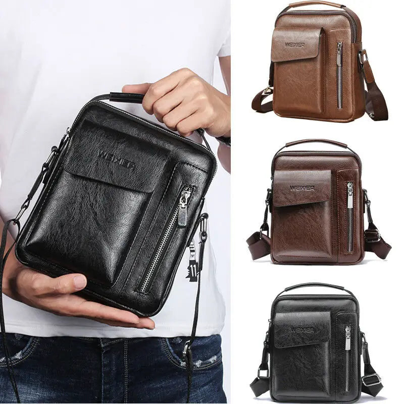 Men's Business Casual Cross Body Messenger Bag