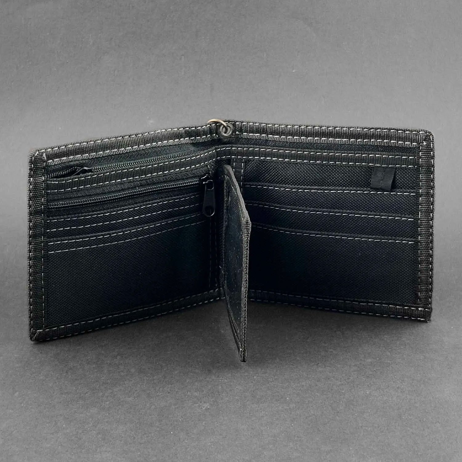Hip-Hop Rock Skull Cowboy Zipper Wallet with Chain