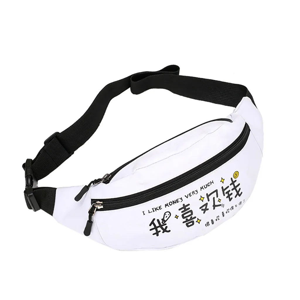Leather Waist Pack Sport Single Shoulder Bag