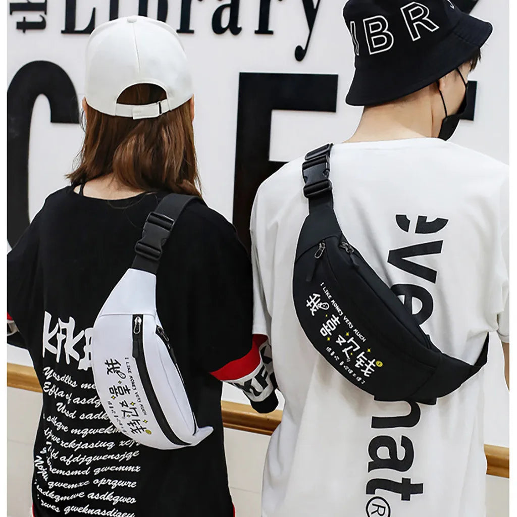 Leather Waist Pack Sport Single Shoulder Bag