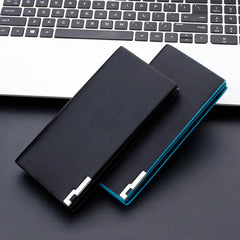Casual Slim Leather Men's Wallet Clutch Money Bag Small Pocket Man Purse