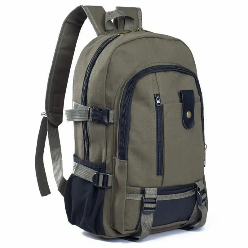 Vintage Canvas Backpack Double Shoulder Satchel Rucksack School Bag
