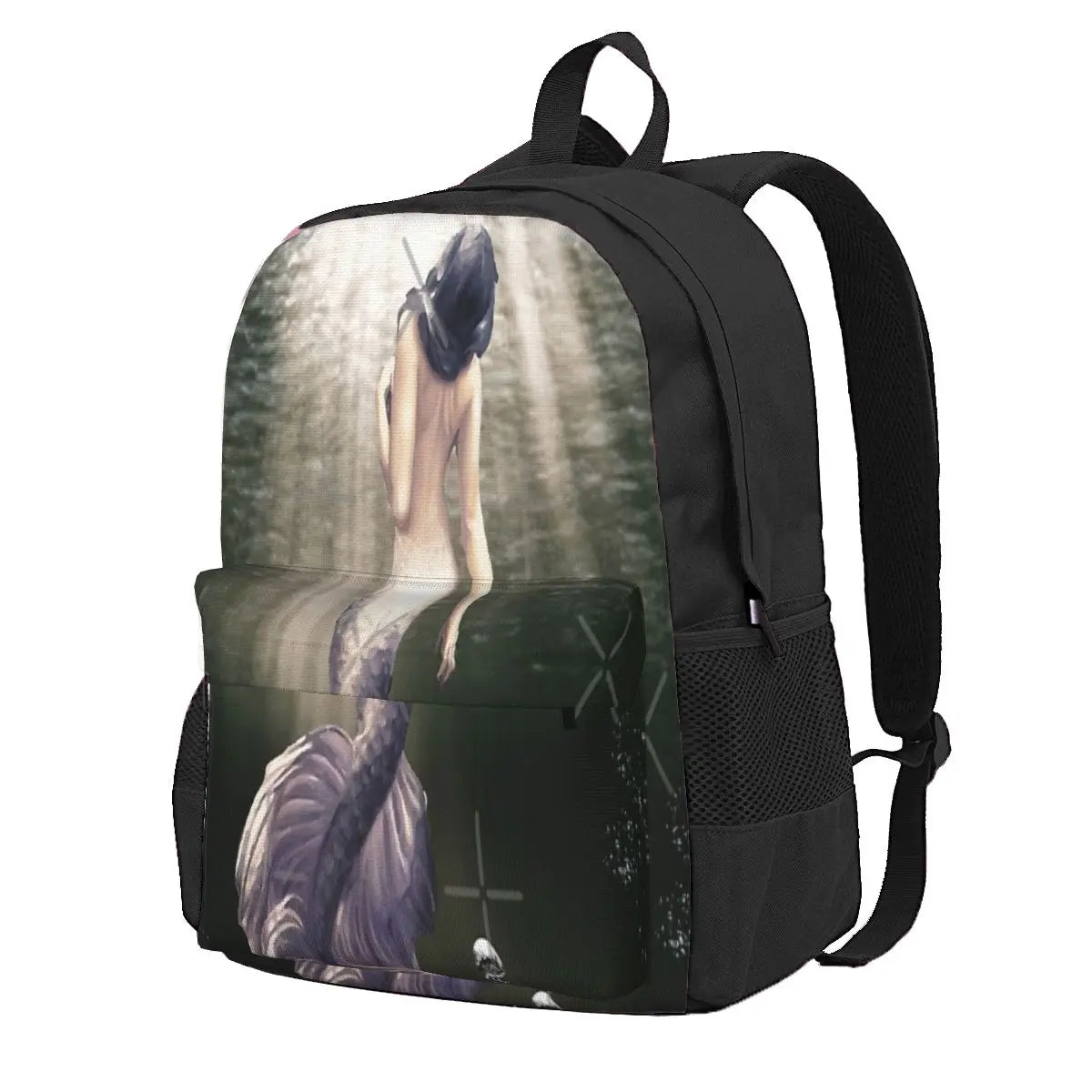 Mermaid Deep Backpacks Anime School Bags For Teenagers