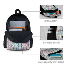 Colored Mermaid's Braids Recycled Man Backpack