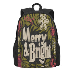 Merry And Bright Backpacks Men's & Women's School Bag