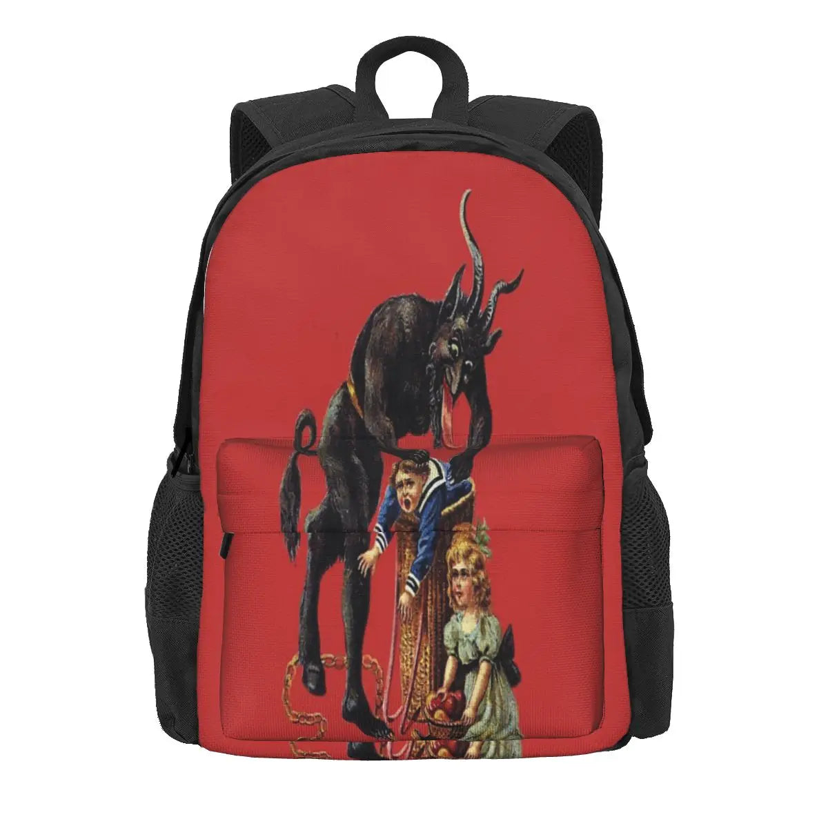 Krampus Christmas Backpack Unisex School Bag