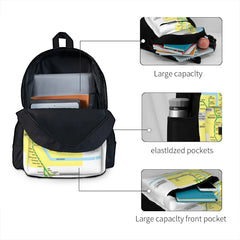 Merseyrail Network Map Backpacks Men's Backpacks Bags For Women Man Bag